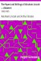 [Gutenberg 2658] • The Papers and Writings of Abraham Lincoln — Volume 6: 1862-1863